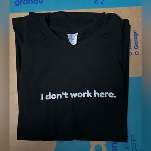 Port & Company “I don’t work here.” Design. Size Medium Women. NWOT